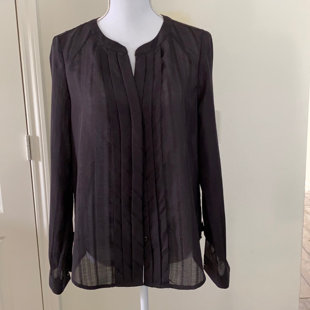 Loft button down long sleeve shirt